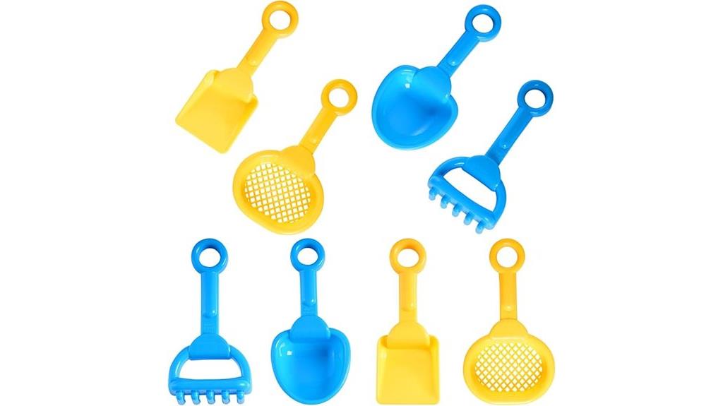 kids plastic beach shovels