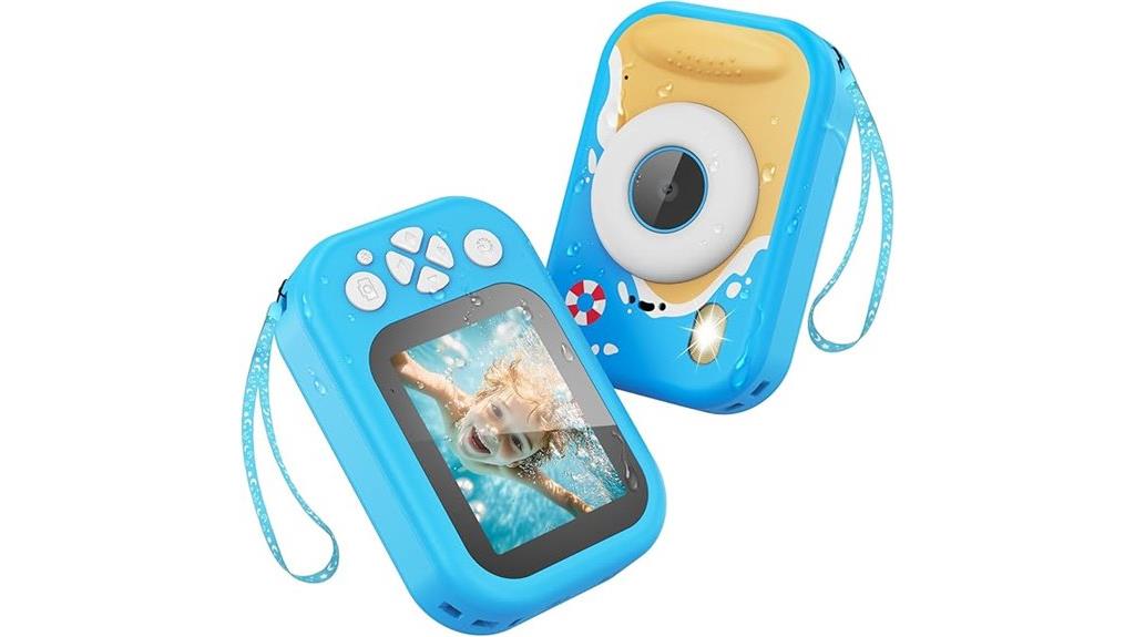 kids waterproof camera 2 4 inch screen