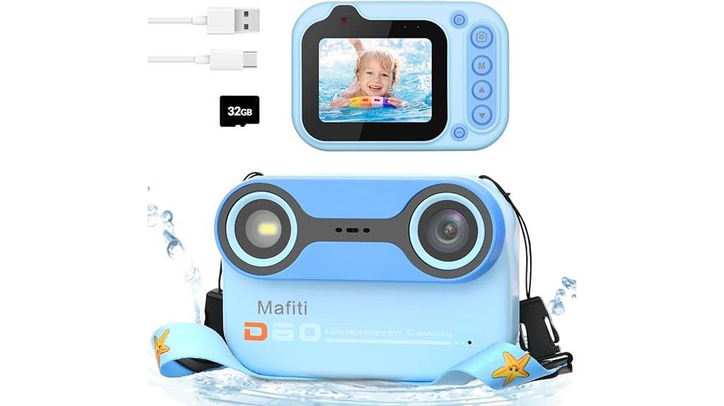 kids waterproof underwater camera
