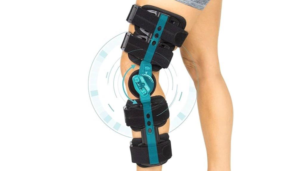 knee brace for ligament recovery