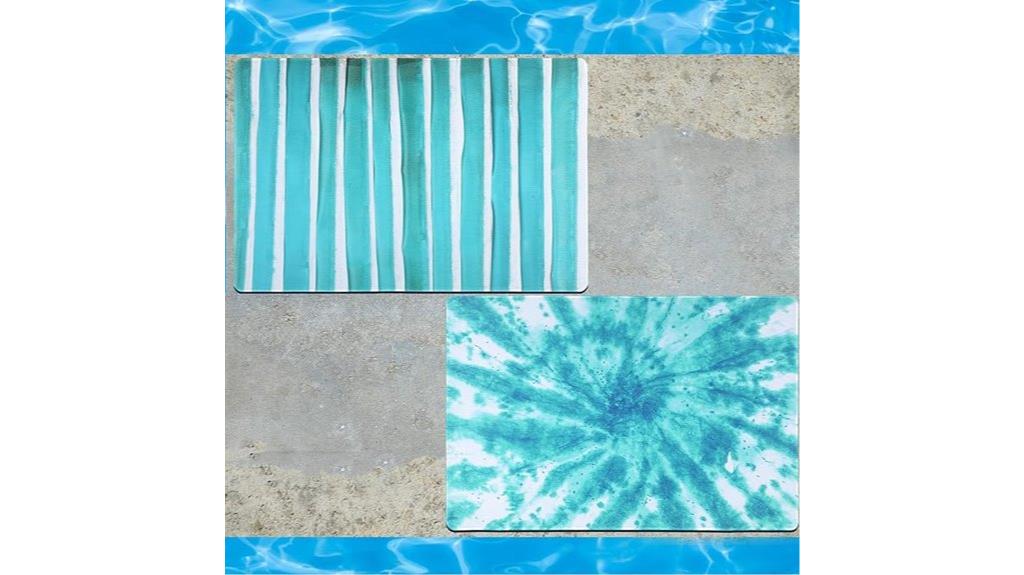 lake blue poolside cushions