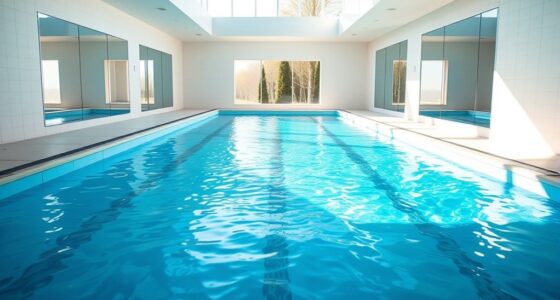 lap pool wall mirrors