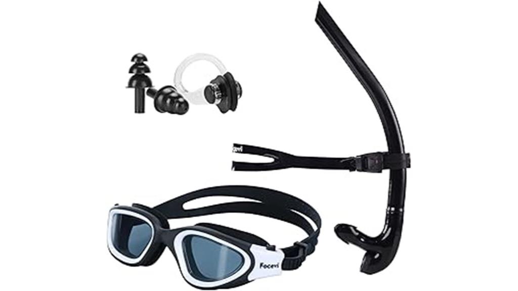 lap swimming snorkel gear