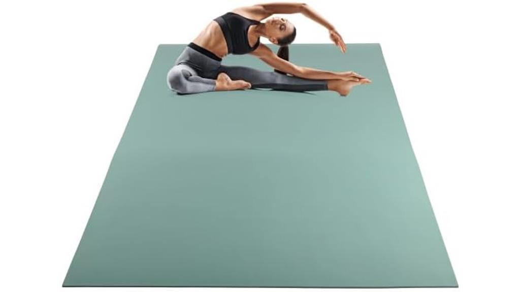 large 6x4 ft non slip yoga mat