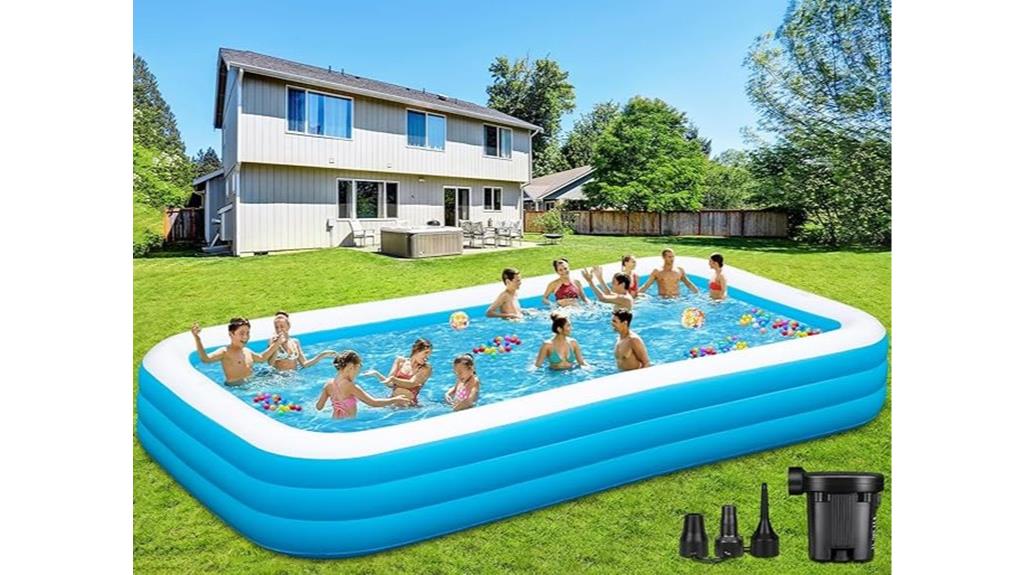 large adult inflatable pool