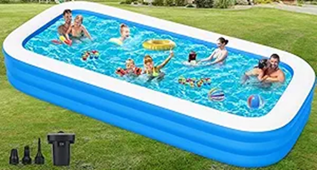 large adult inflatable pool