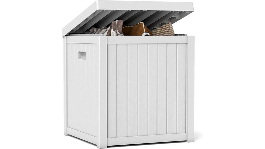 large outdoor resin storage container