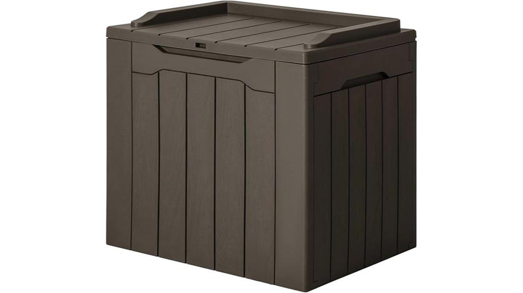 large resin storage container