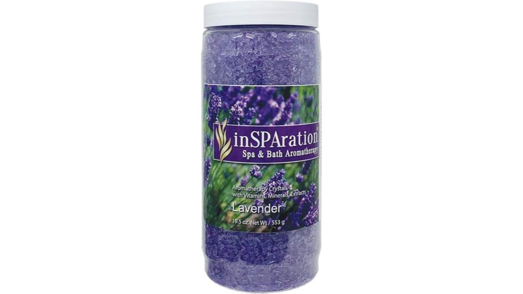 lavender spa crystals 19oz