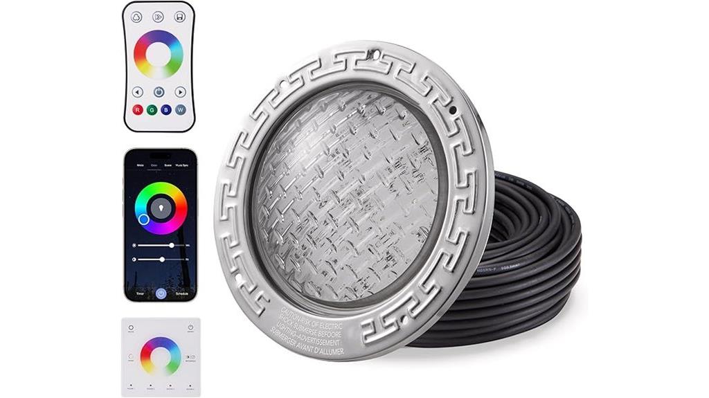 led pool light with smart control