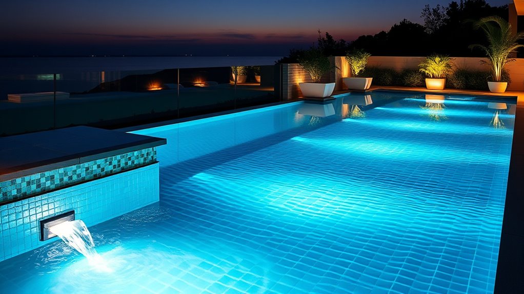 led water edge illumination