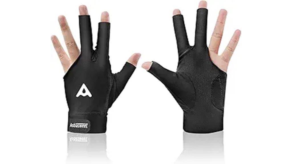 left hand billiard glove