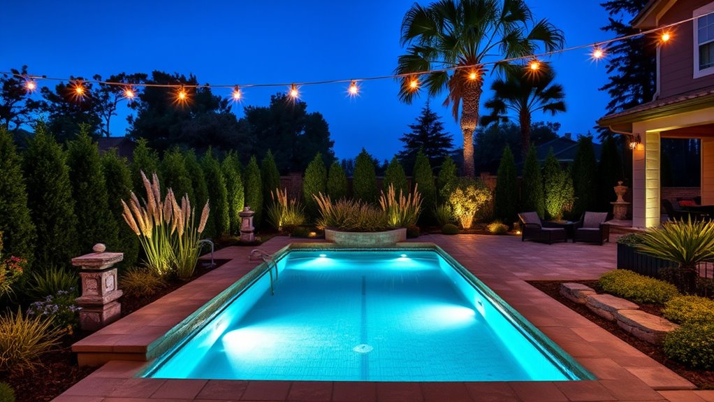 lighting and landscaping harmony
