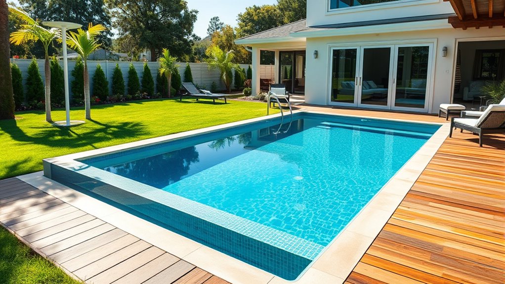 luxury compact home pool
