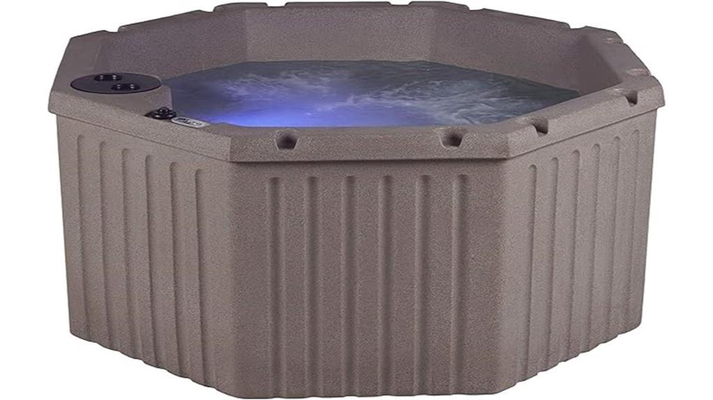luxury five person hot tub