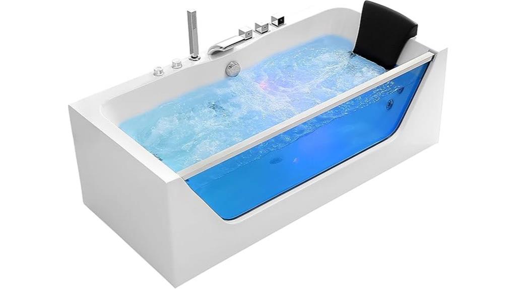 luxury whirlpool bathtub spa