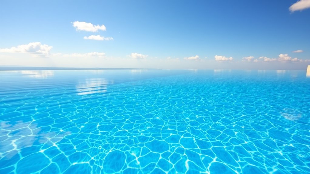 maintain pool edge shine