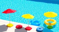 mini pool umbrella holders