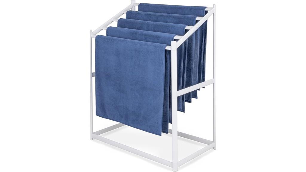 modern coastal towel rack