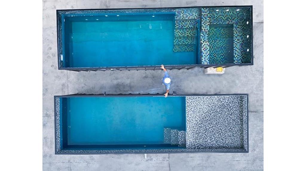modular outdoor pool container