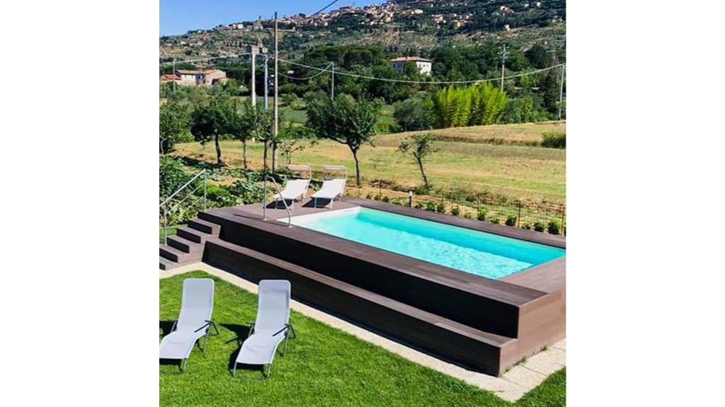 modular portable pool system