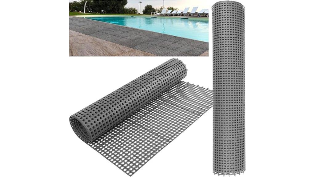 non slip drainage pool mats