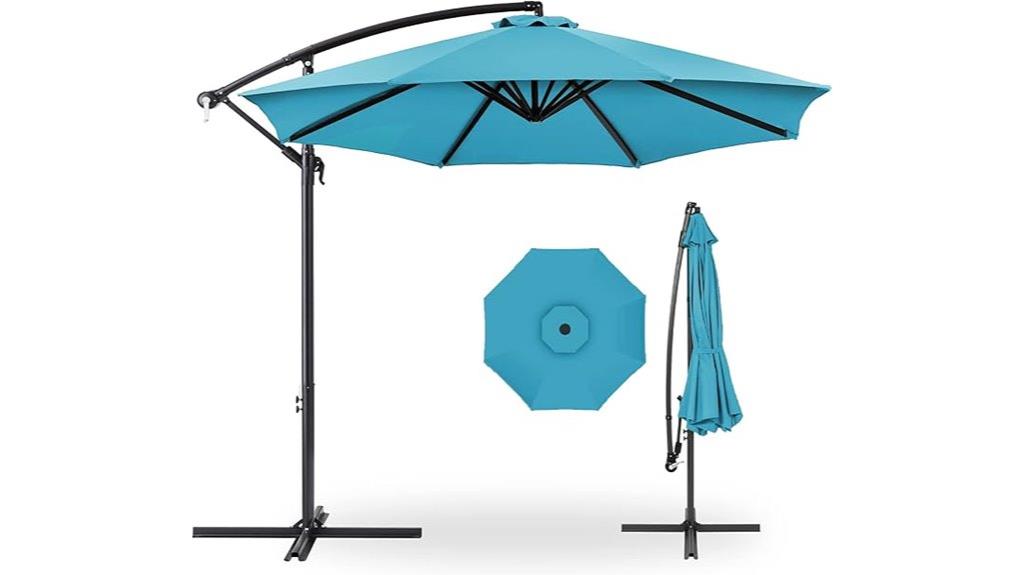 offset hanging patio umbrella