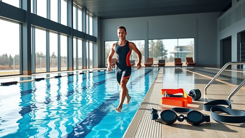 optimal triathlon pool setup