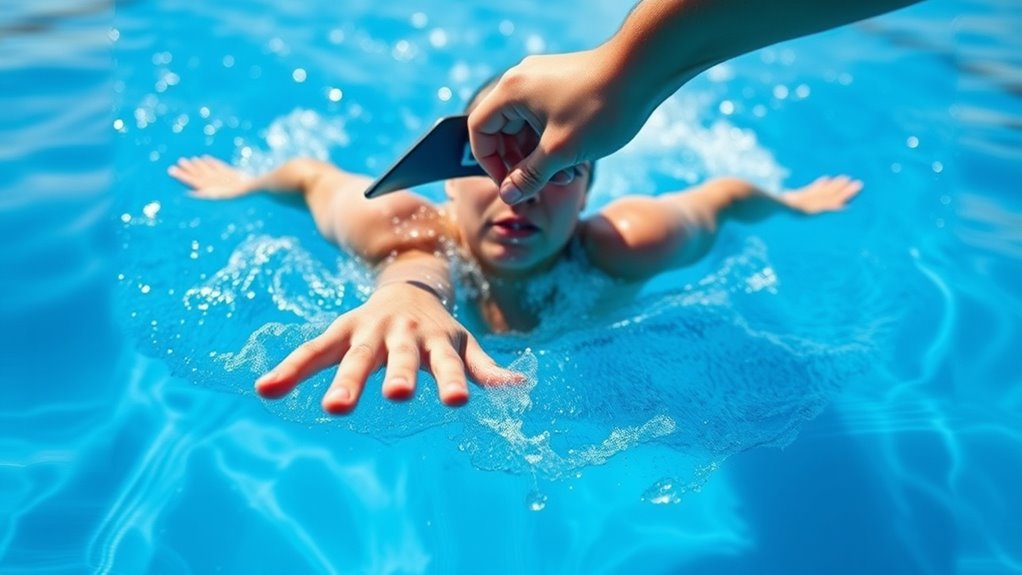 optimize swimming stroke efficiency