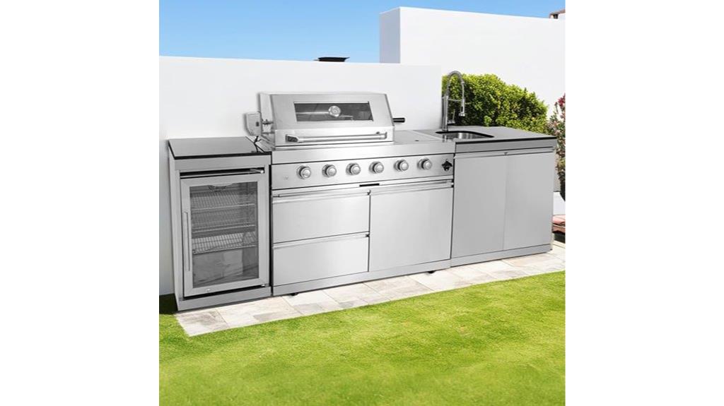 outdoor grill kitchen island