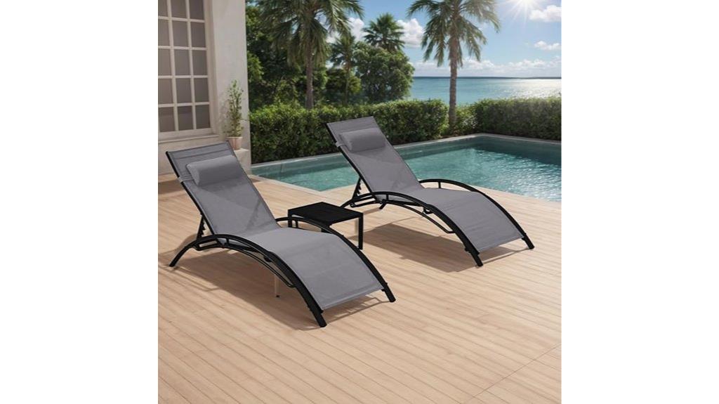 outdoor lounge furniture set