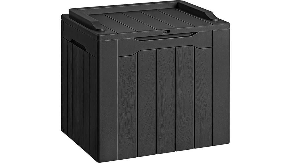 outdoor resin storage box