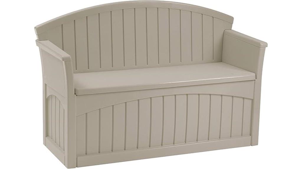 outdoor storage bench