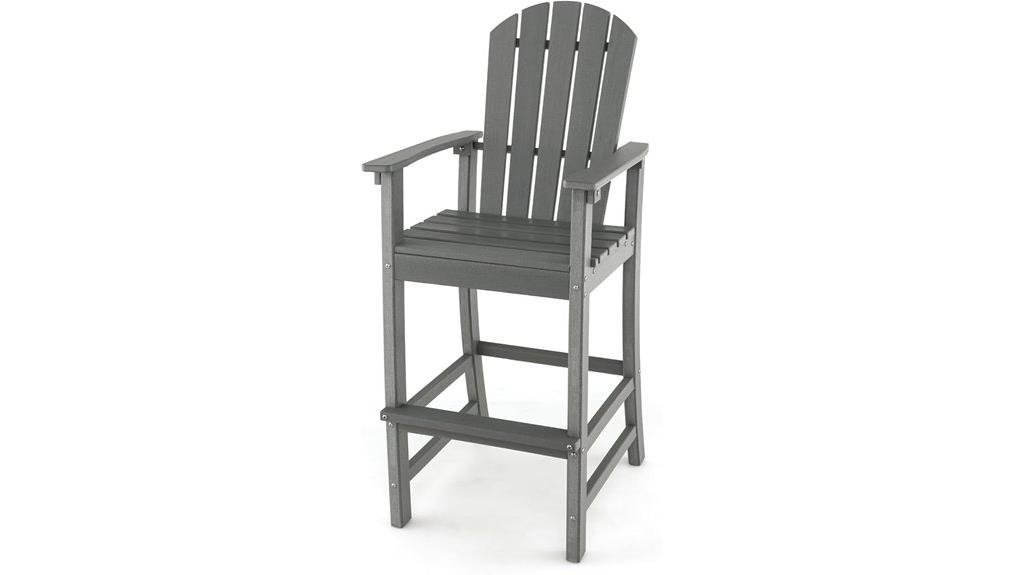 outdoor tall adirondack chair