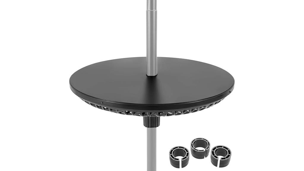 patio umbrella side table