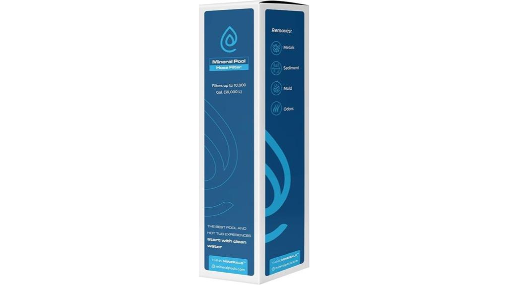 pool and hot tub hose filter