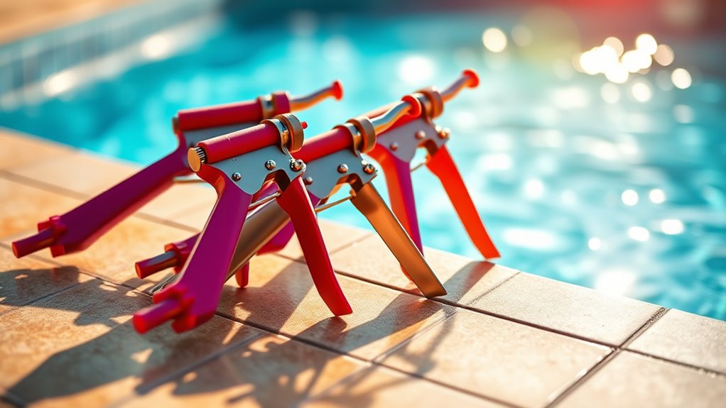 pool caulking gun selection