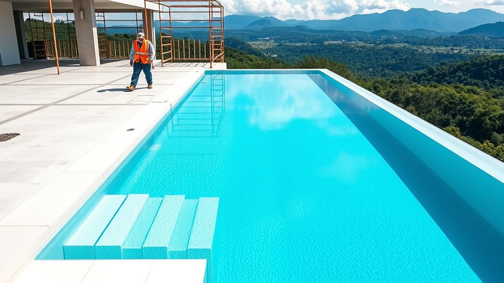 pool construction from start