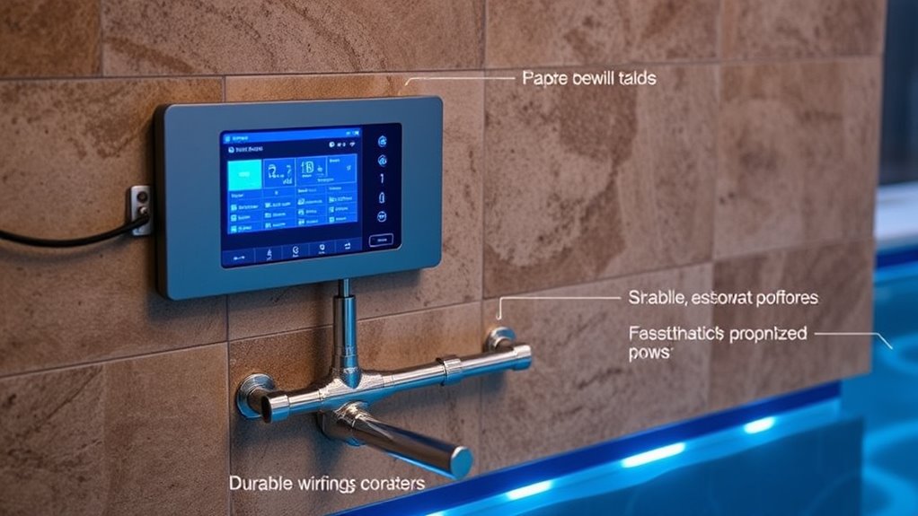 pool control panel setup