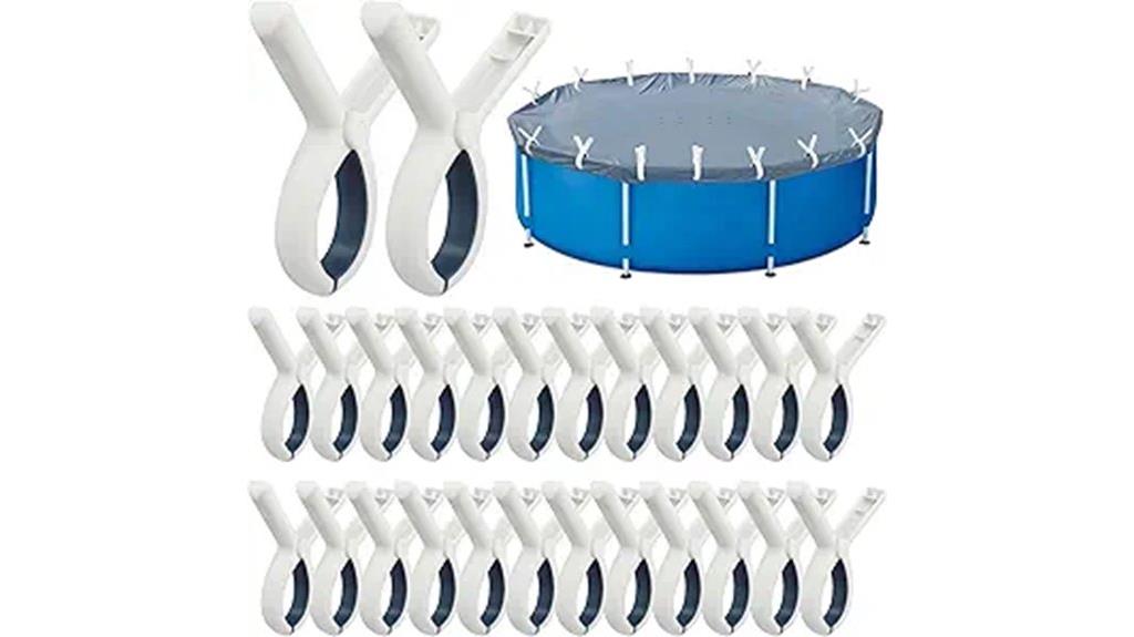 pool cover clamp set