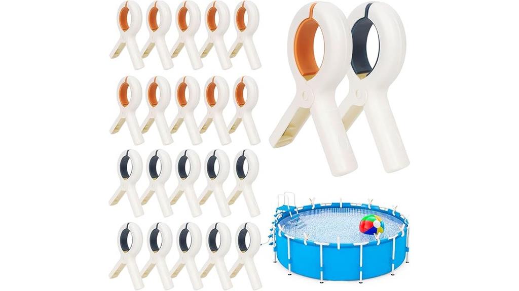 pool cover clip set
