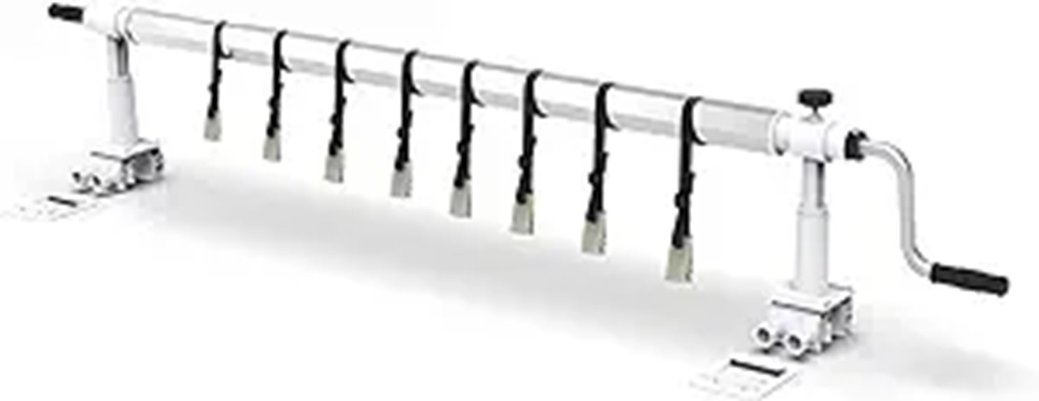 pool cover reel system