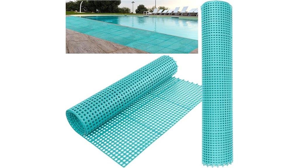 pool drainage floor mats