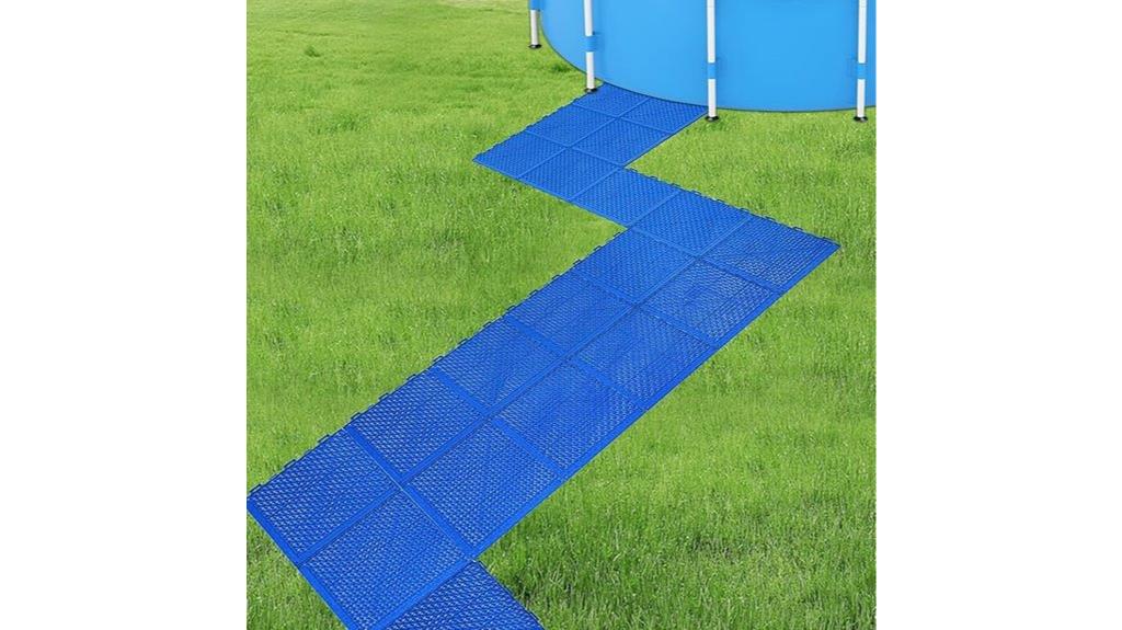 pool drainage mat set
