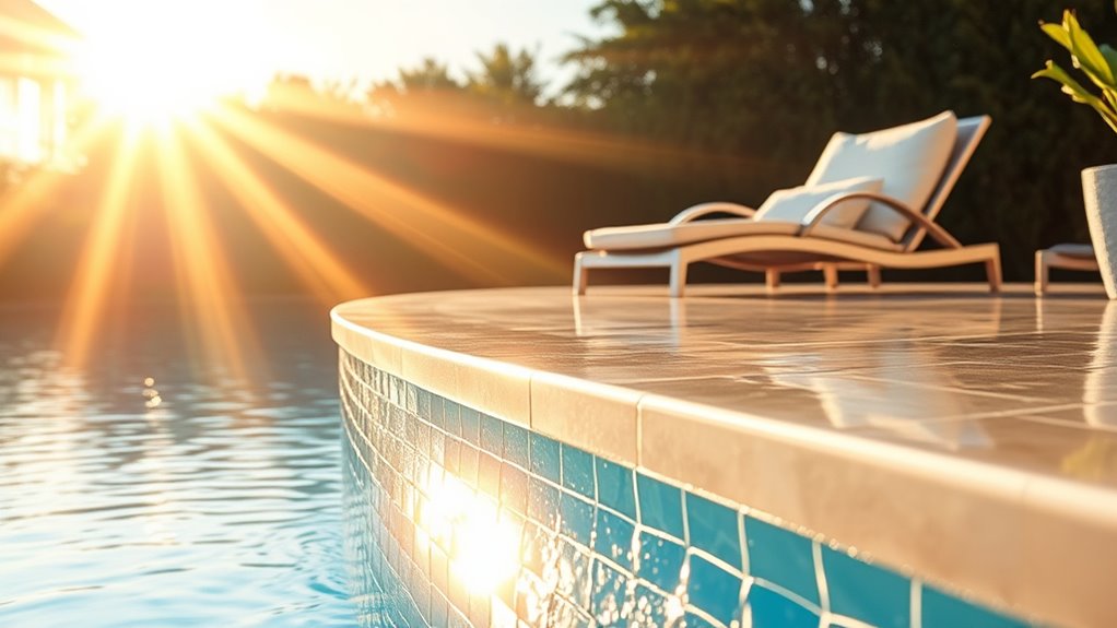 pool edge glare solutions