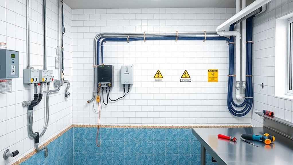 pool electrical plumbing compliance