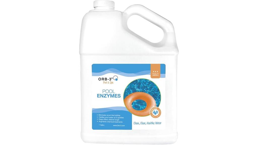 pool enzymes gallon jug