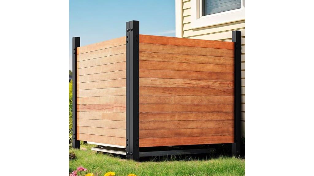 pool equipment enclosure dimensions