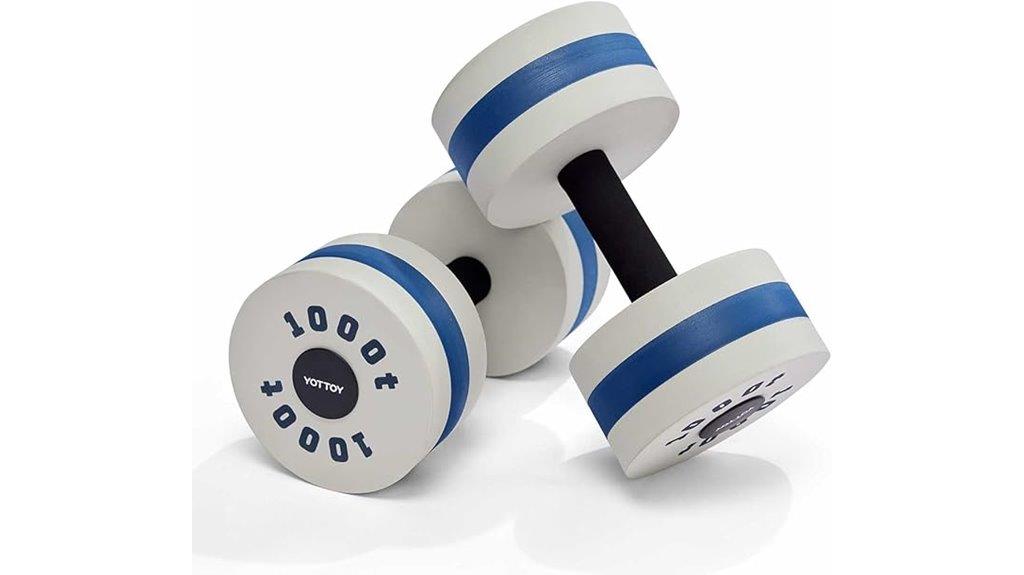 pool exercise water dumbbells