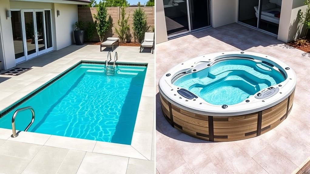 pool features comparison